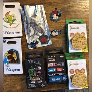 Pin LOT: New Disney Trading, Loungefly, Universal, Pixar, & Dreamworks Pins